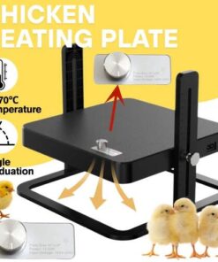 Chick Brooder Heating Plate Warmer Chicken Coop Brooding Heater Poultry Durable