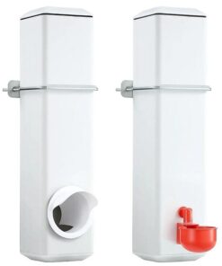 Chicken Bird Feeder Water Dispenser Automatic Waterer Poultry Food Drinker 4L