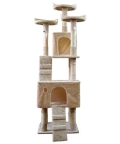 Furtastic 170cm Cat Tree Scratching Post - Beige