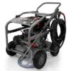 JET-USA Commercial Diesel High-Pressure Washer Cleaner, Electric Start 10hp 418cc, 15m Steel Braided Hose, Adjustable Triplex Pump - DX800