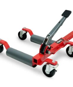 T-REX 590kg Vehicle Positioning Jack, Mechanical Ratcheting Foot Pedal Wheel Dolly For Auto Car Moving
