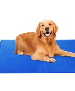 2 X Pet Cooling Bed Gel Mat Dog Cat Non-Toxic Cool Pad Puppy Cold Summer 50x40 CM