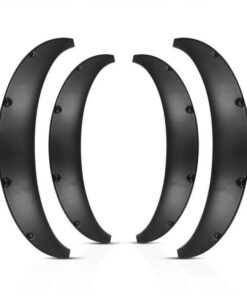 4 Pcs Universal Car Fender Flares Flexible Durable Body Wheel Extra Wide Arches
