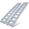 BULLET Pair of 2.3m Aluminium Loading Ramps, 4000kg Total Capacity, Heavy-Duty, Safety Pins, for Car, 4x4, Ride on Mower, ATV, Mini Excavator