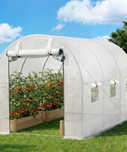 Green Fingers Greenhouse 3x2x2M Walk in Green House White