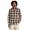 Men's Midweight Flannel Checkered Shirt Brown