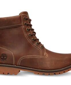 Men's Rugged Mid Lace Up 6-Inch Brown 7 US Mens