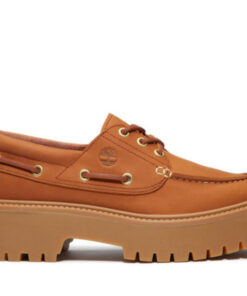 Women's Stone Street Platform Boat Shoe Brown 6 US Womens