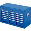BULLET 9 Drawer Tool Box Chest, Organiser Mechanic Garage Storage Toolbox Set - Blue