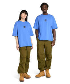 Men's Building Blocks Short-Sleeve Graphic Tee Blue