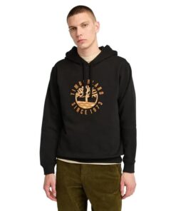 Men's Graphic Hoodie Black