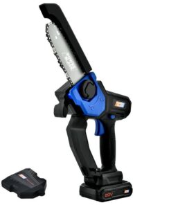 POWERBLADE SW6 20V Cordless Mini Chainsaw Kit, Electric Tree Pruner with Battery & Fast Charger