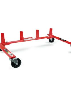 T-REX Vehicle Positioning Jack Storage Rack Stand, Heavy Duty Design with Locking Castor Wheels
