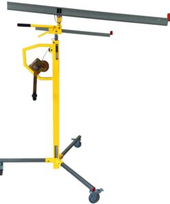 UNIMAC Drywall & Panel Lifter, 1200 x 3600 68kg Max Gyprock Sheet, Galvanised, No-mark Locking Castors