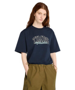 Women's Timberland® Varsity Graphic Short-Sleeve T-Shirt Navy