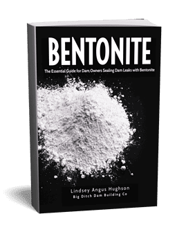 Bentonite clay used in dam sealing and leak prevention. Essential for dam building projects by Big D.