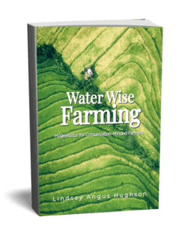 Sustainable water management in farming with water conservation techniques.