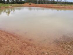 Clean dam construction site by Big Ditch Dam Building Company for effective water management.