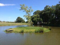 Flood control dam construction by Big Ditch Dam Building Company for water management solutions in Australia.